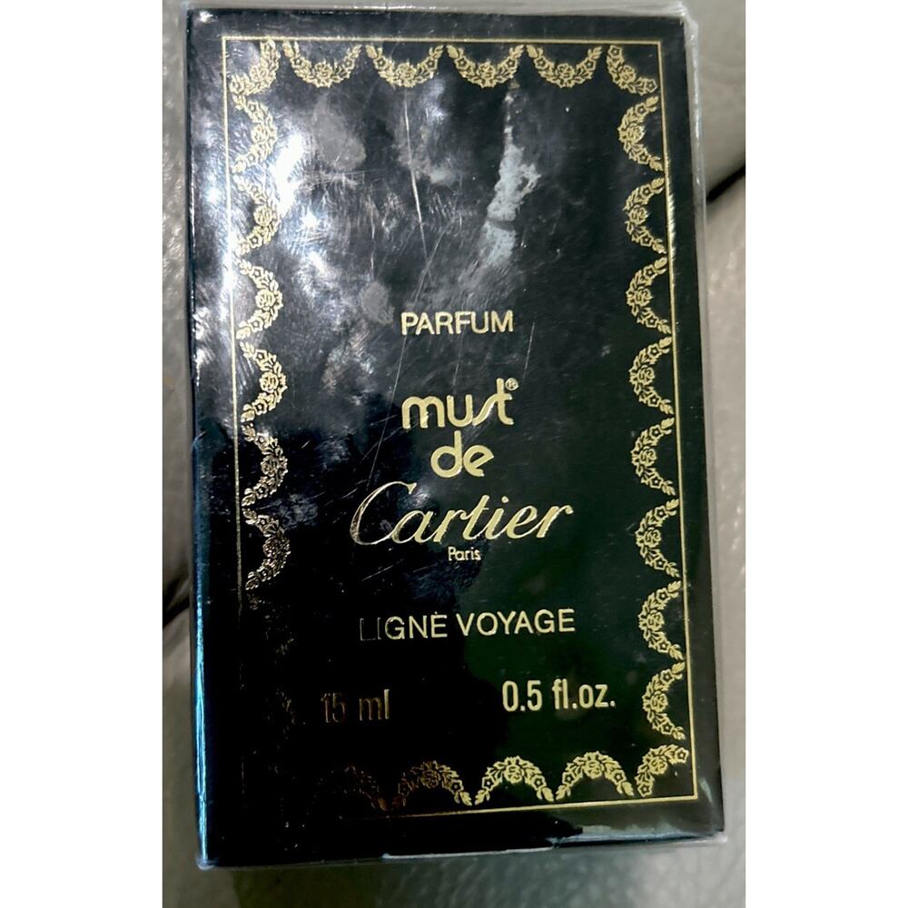 MUST DE CARTIER LIGNE VOYAGE 15 0.5 fl VINTAGE PARFUM (NEW WITH BOX & SEALED)